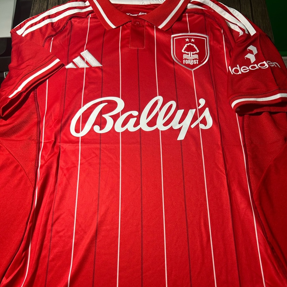 Adidas AFC NOTTINGHAM FOREST FC JERSEY Sz M,L,XL,2XL English Premier New w tags